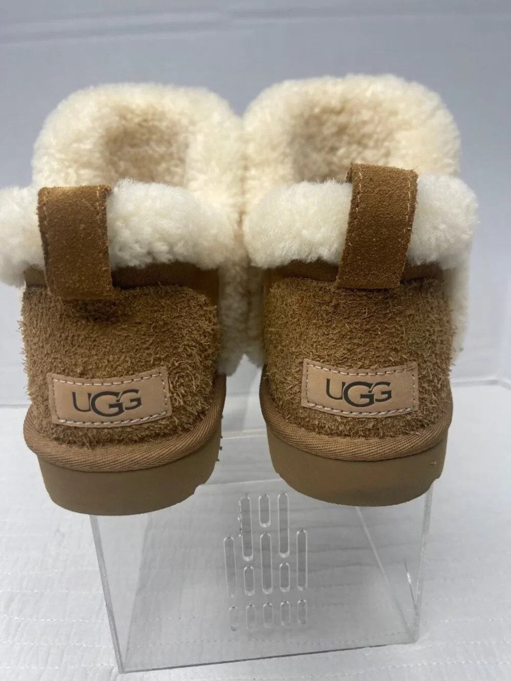 UGG Womens Classic Ultra Mini SpillSeam Chestnut Suede Boots Size 7 US Winter